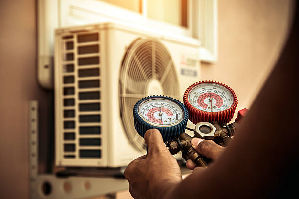 Professional Ac Installation technician working in Athens, IN